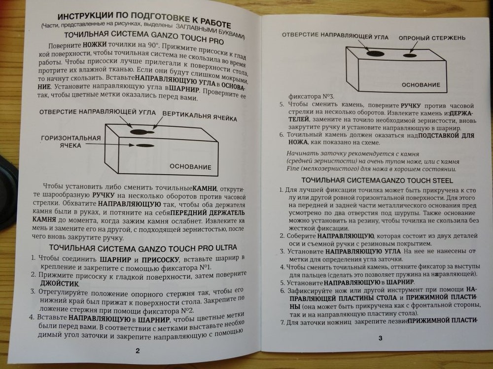 Точилка для ножей инструкция по применению. Точилка для ножей инструкция. Точилка для ножей принцип работы. Угол заточки ножей Ганзо.