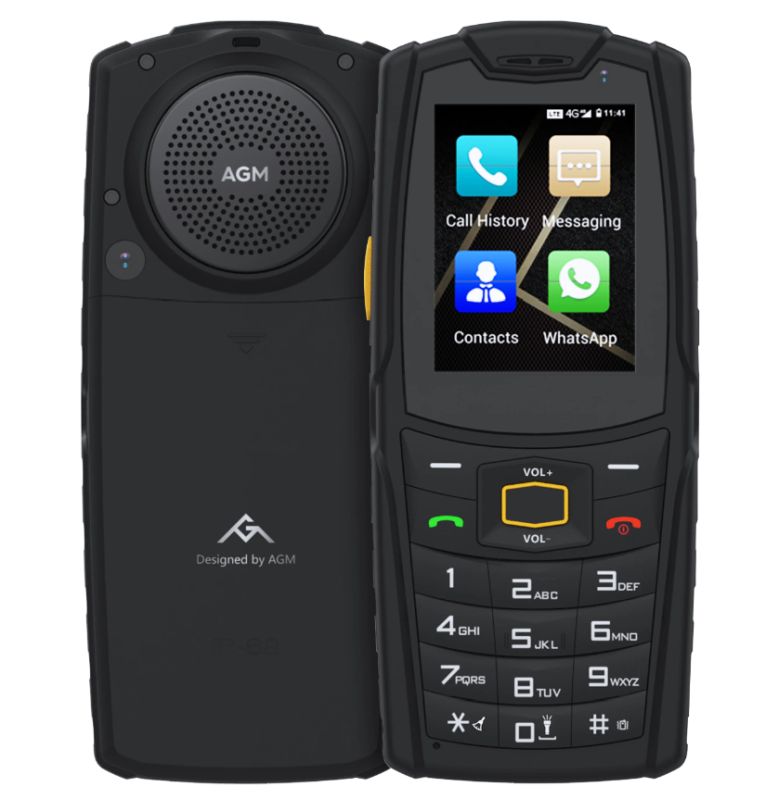 Кнопочный смартфон Андроид AGM M7