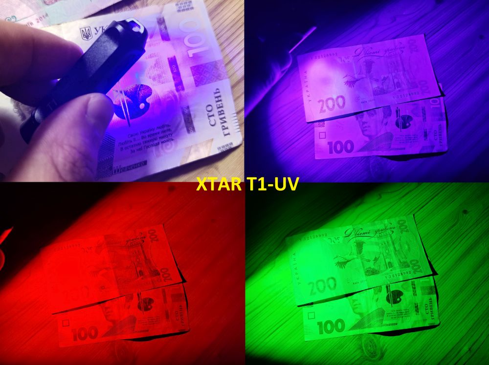 Наключный фонарь XTAR T1-UV обзор